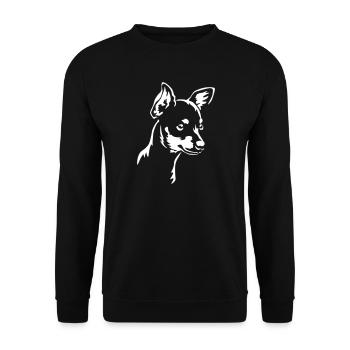 Tête de sonnette de Prague « Édition noire » - Sweat-shirt Unisexe - noir - Devant - Alina (178cm) & Michal (187cm)