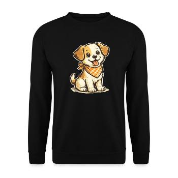 canine - Unisex Sweatshirt - black - Front - Alina (178cm) & Michal (187cm)