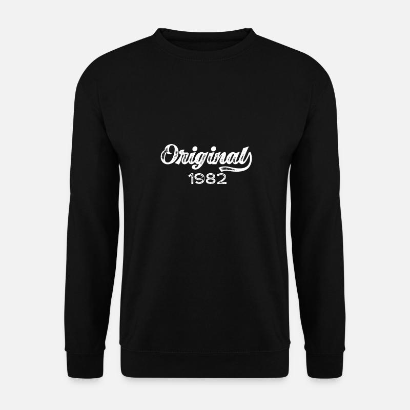 Original 1982 Vierzigster Geburtstag 40 Geschenk - Unisex Pullover - Schwarz