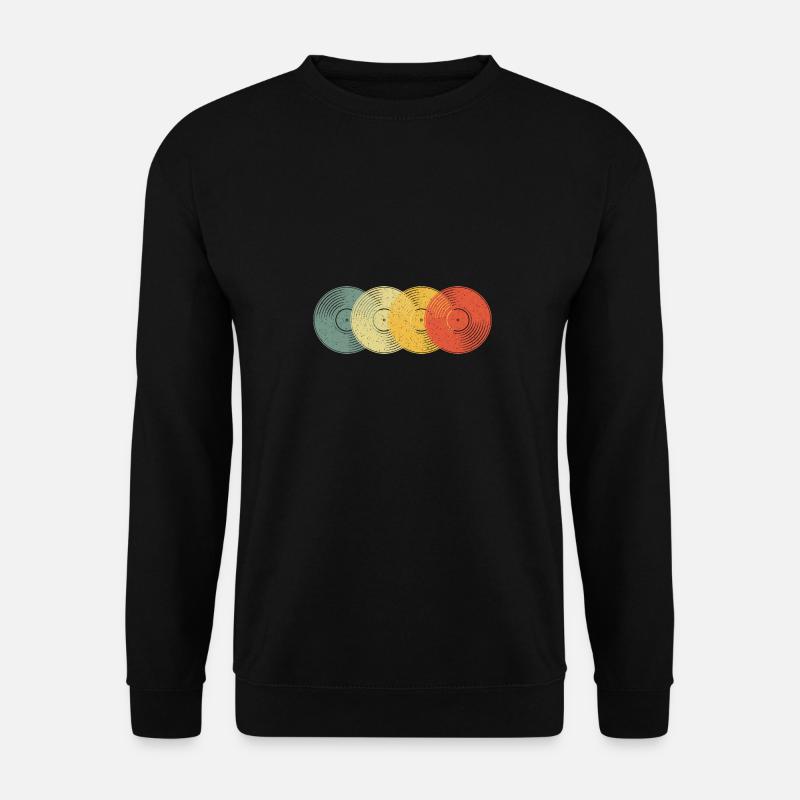 Schallplatte Vinyl Vintage Retro - Unisex Sweatshirt - black