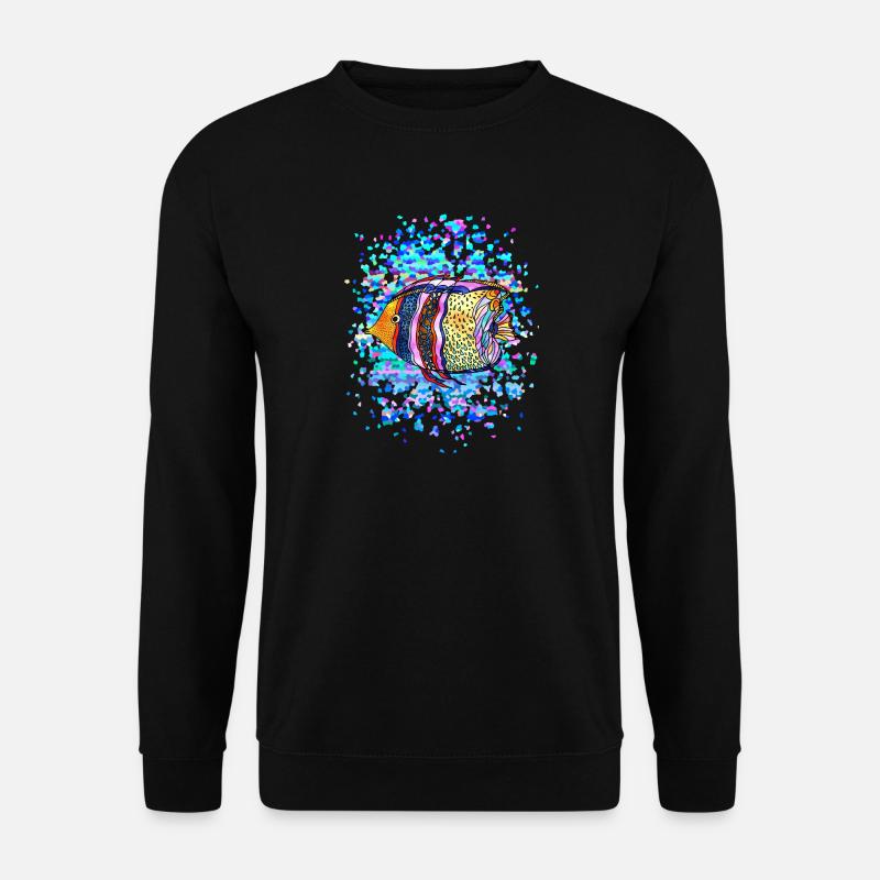 Fish - Unisex Sweatshirt - black
