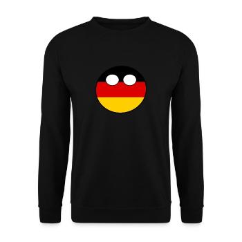 Countryball Country Home Germany - Unisex Sweatshirt - black - Front - Alina (178cm) & Michal (187cm)