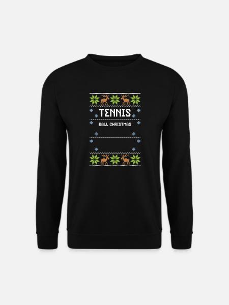 Tennis Ball Christmas - Unisex Pullover - Schwarz