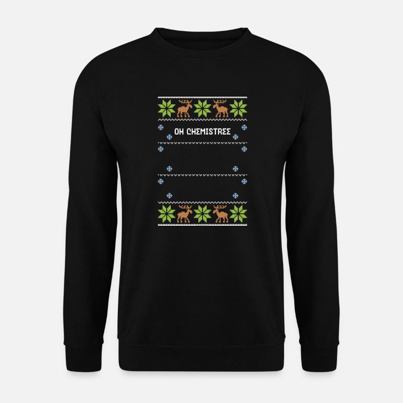 Oh Chemistree - Ugly Christmas - Unisex Sweatshirt - black