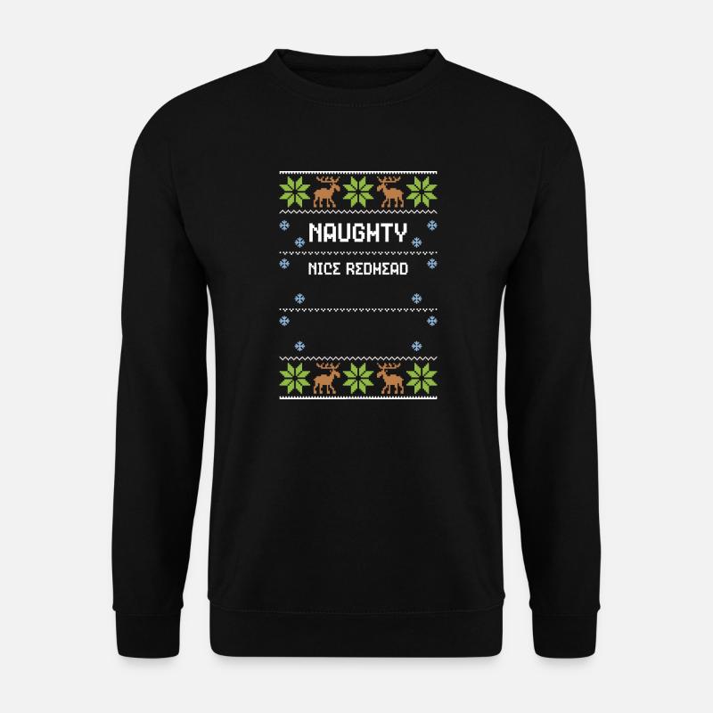 Coquine gentille rousse - Sweat-shirt Unisexe - noir