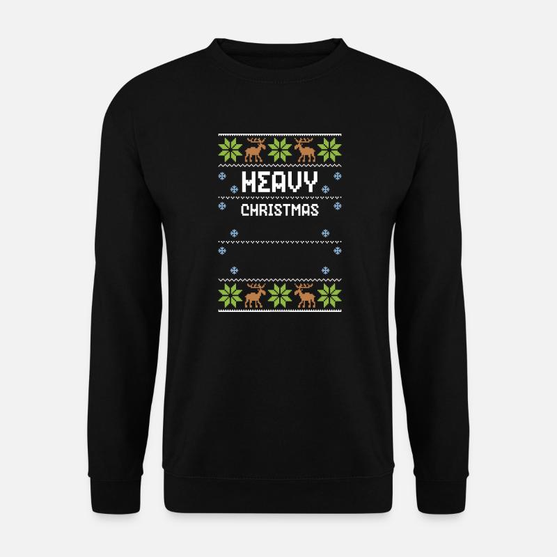 Heavy Christmas - Ugly Christmas - Unisex Sweatshirt - black