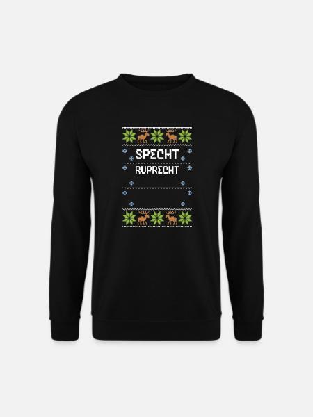 Specht Ruprecht - Ugly Christmas - Unisex Pullover - Schwarz