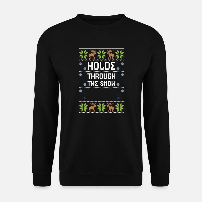 Holde Through The Snow - Unisex Sweatshirt - black