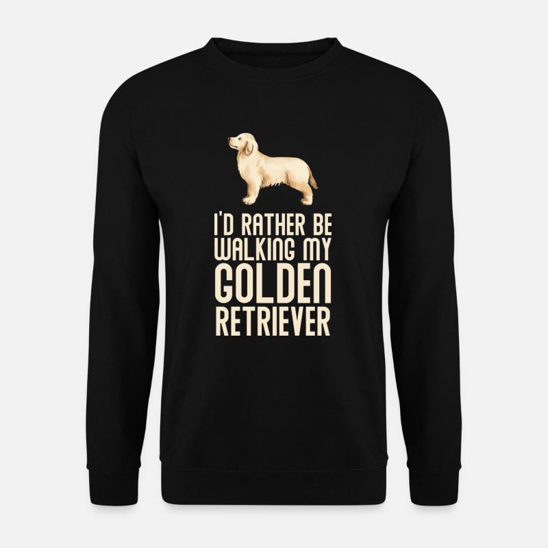 Golden Retriever - Unisex Pullover - Schwarz