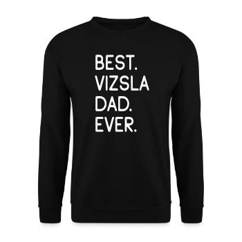 Vizsla Magyar Vizsla Hungarian Pointing Dog - Unisex Sweatshirt - black - Front - Alina (178cm) & Michal (187cm)