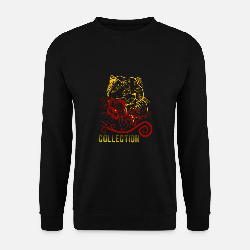 Cat - Unisex Pullover - Schwarz