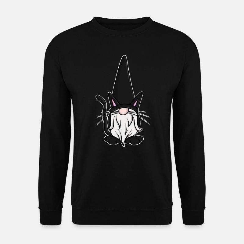 Cats Gnomes Gnomes - Unisex Sweatshirt - black