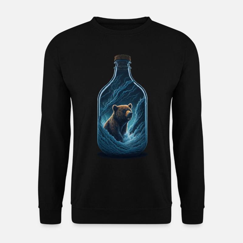 Bär - Unisex Pullover - Schwarz