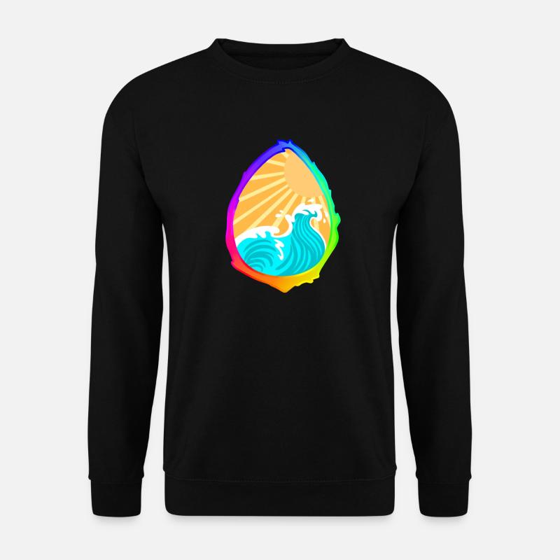 Vue sur la mer - Sweat-shirt Unisexe - noir