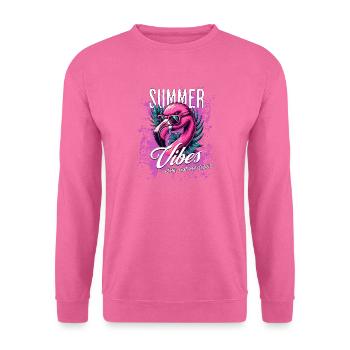 Ambiance estivale - Sweat-shirt Unisexe - rose - Devant