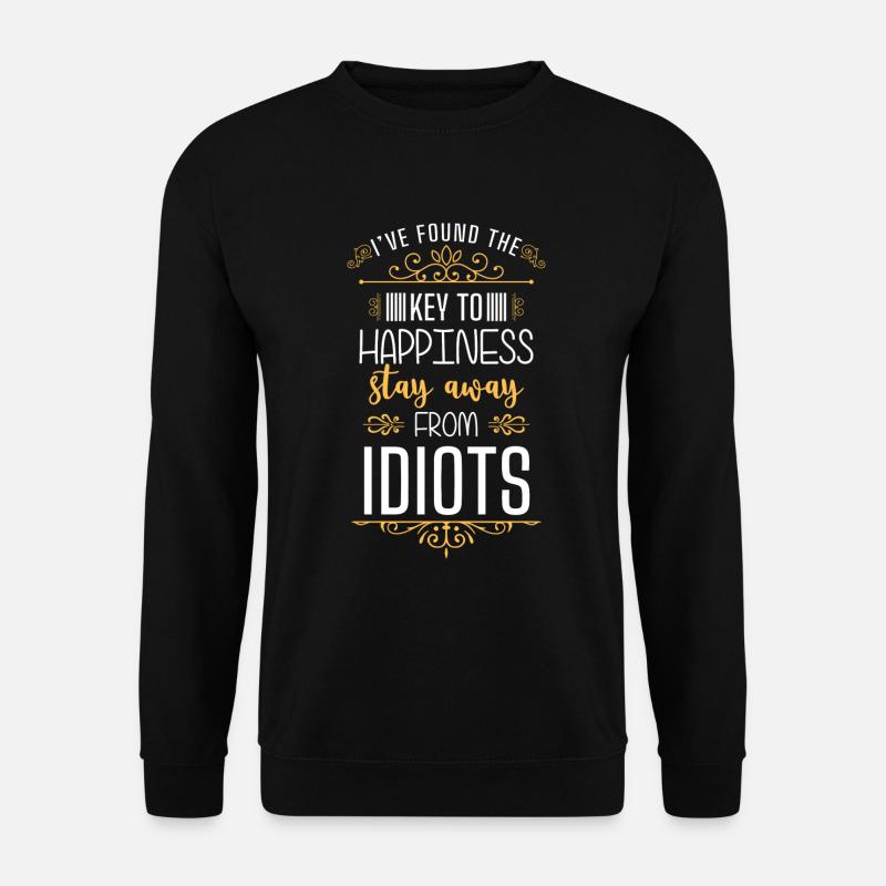 Bonheur Argent Positif - Sweat-shirt Unisexe - noir