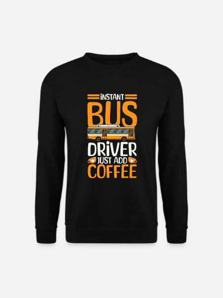 Bus Transport - Unisex Pullover - Schwarz
