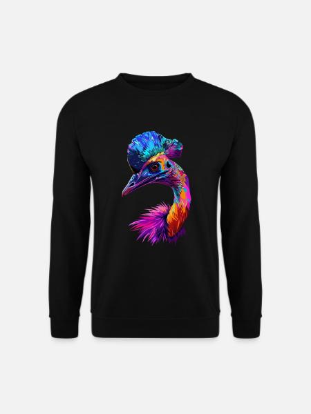 Kasuar - Unisex Pullover - Schwarz