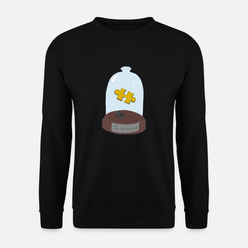 fehlende Erbsen - Unisex Pullover - Schwarz