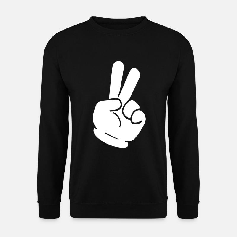 PEACE - Unisex Pullover - Schwarz