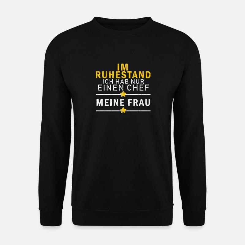 Ruhestand - Unisex Pullover - Schwarz