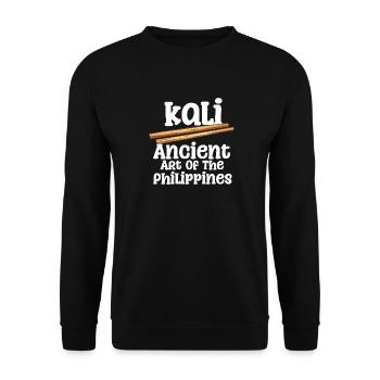 Kali Antike Esrkima - Unisex Pullover - Schwarz - Vorne - Alina (178cm) & Michal (187cm)