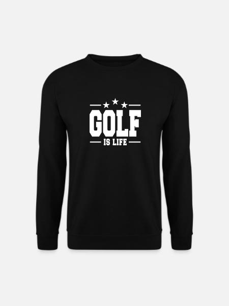 golf is life 1 - Unisex Sweatshirt - black