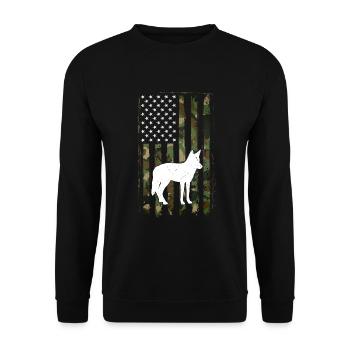 Capture de coyotes et conception de chasseur de coyotes - Sweat-shirt Unisexe - noir - Devant - Alina (178cm) & Michal (187cm)