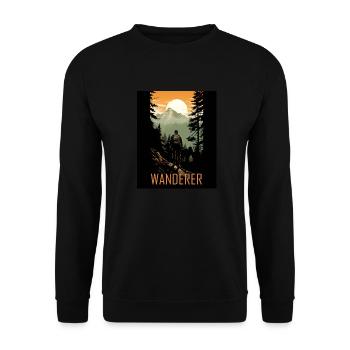 Vagabond - Sweat-shirt Unisexe - noir - Devant - Alina (178cm) & Michal (187cm)
