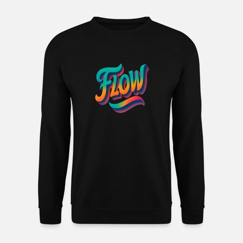 Let It Flow - Unisex Sweatshirt - black