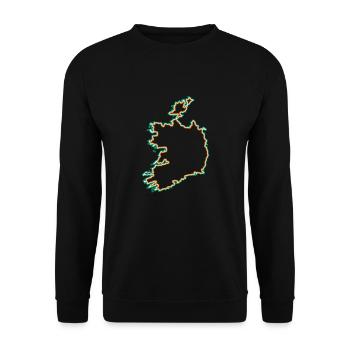 Irland - Unisex Pullover - Schwarz - Vorne - Alina (178cm) & Michal (187cm)