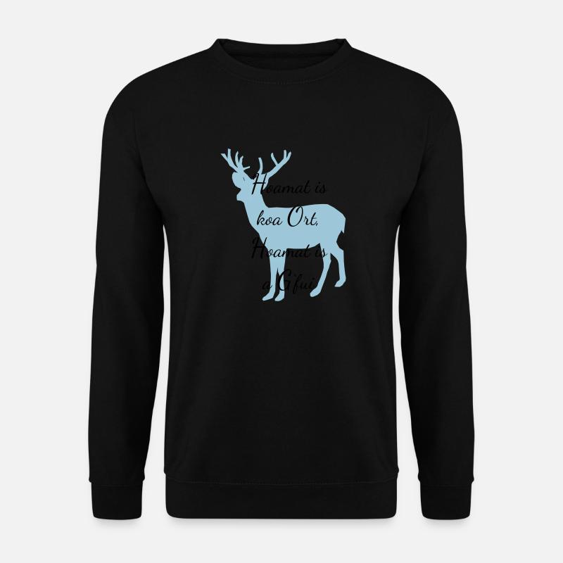 Hoamat G'fui - Unisex Pullover - Schwarz