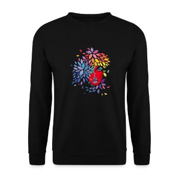 Femme Sauvage - Sweat-shirt Unisexe - noir - Devant - Alina (178cm) & Michal (187cm)