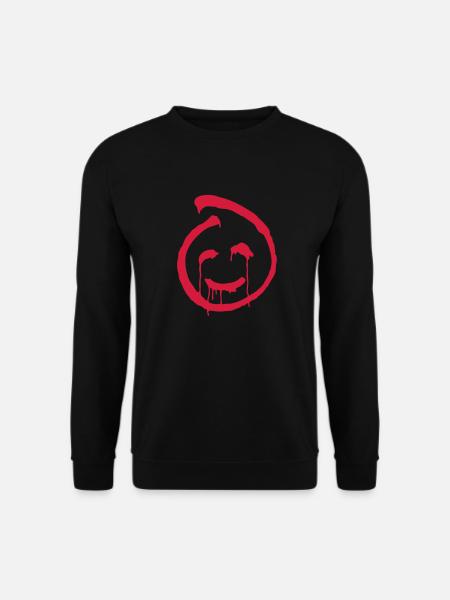 Red John smiley symbol - Unisex Sweatshirt - black