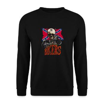 Biker's Symbols - Sweat-shirt Unisexe - noir - Devant - Alina (178cm) & Michal (187cm)