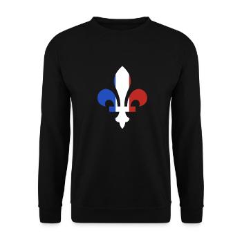 lys bbr - Sweat-shirt Unisexe - noir - Devant - Alina (178cm) & Michal (187cm)