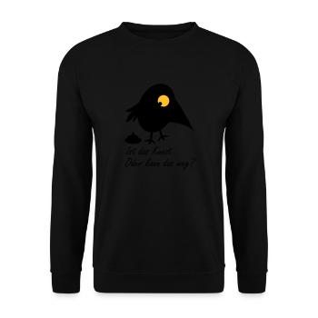 Ist das Kunst - Unisex Pullover - Schwarz - Vorne - Alina (178cm) & Michal (187cm)