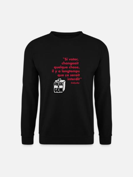 Politique - Sweat-shirt Unisexe - noir