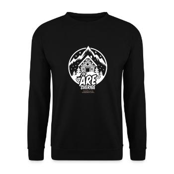 Åre Schweden Skigebiet - Unisex Pullover - Schwarz - Vorne - Alina (178cm) & Michal (187cm)