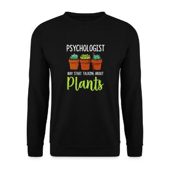 Psychologie psychologue thérapeute cadeau psyché - Sweat-shirt Unisexe - noir - Devant - Alina (178cm) & Michal (187cm)