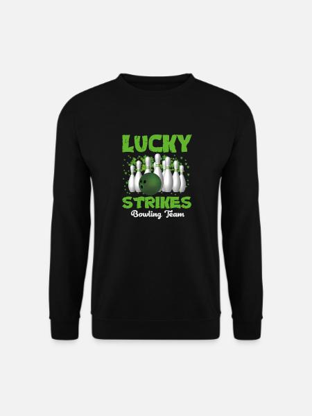 Lucky strikes bowling team - Unisex Sweatshirt - black