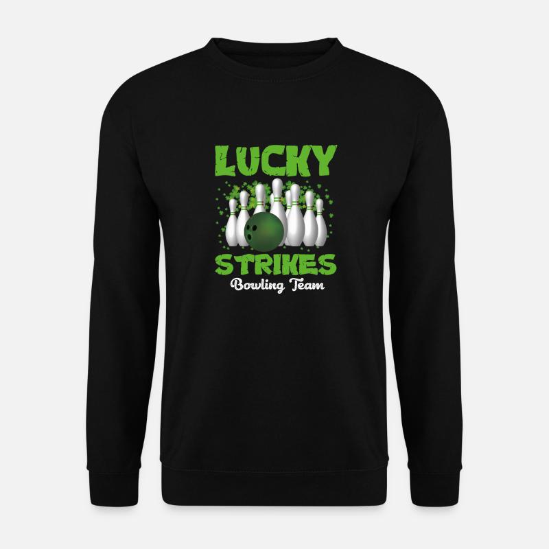 Lucky strikes bowling team - Unisex Sweatshirt - black