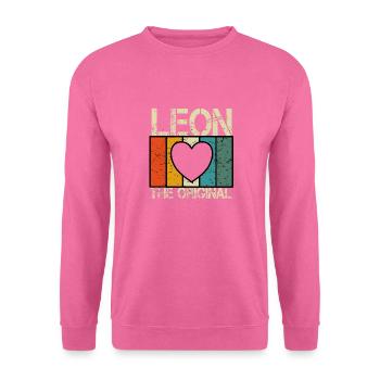 Leon - Unisex Sweatshirt - pink - Front