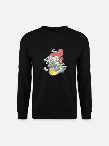 Shinzu Print - Sweat-shirt Unisexe - noir