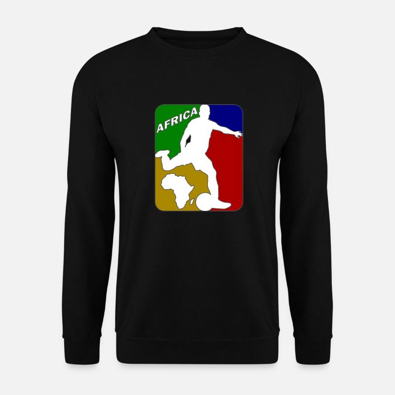 Fußball Afrika Cup - Unisex Pullover - Schwarz