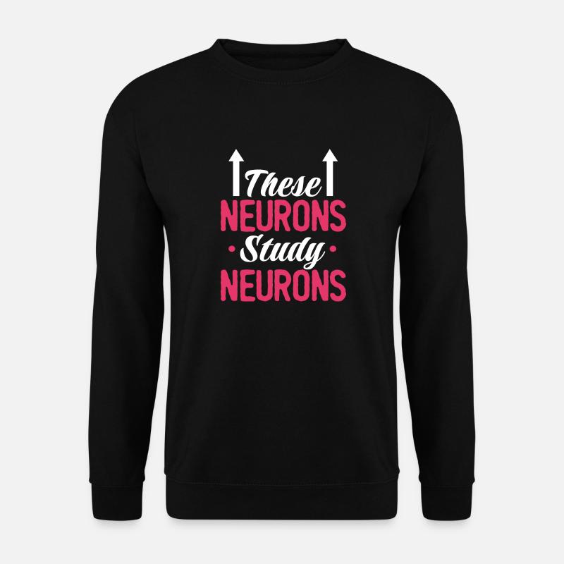 Thesis Neurons Study Neurons - Unisex Sweatshirt - black