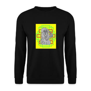 Witch 4 - Unisex Sweatshirt - black - Front - Alina (178cm) & Michal (187cm)