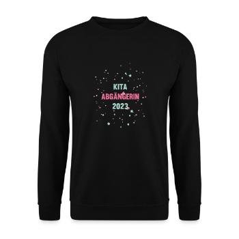 Kita Abgängerin 2023 - Unisex Pullover - Schwarz - Vorne - Alina (178cm) & Michal (187cm)