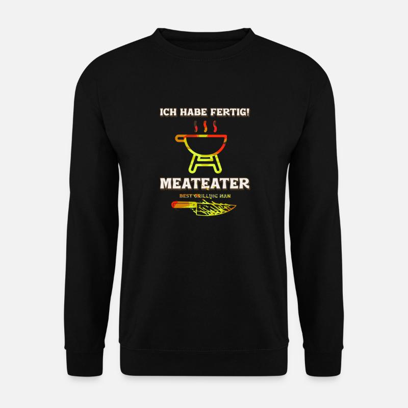 ich habe fertig - Unisex Pullover - Schwarz