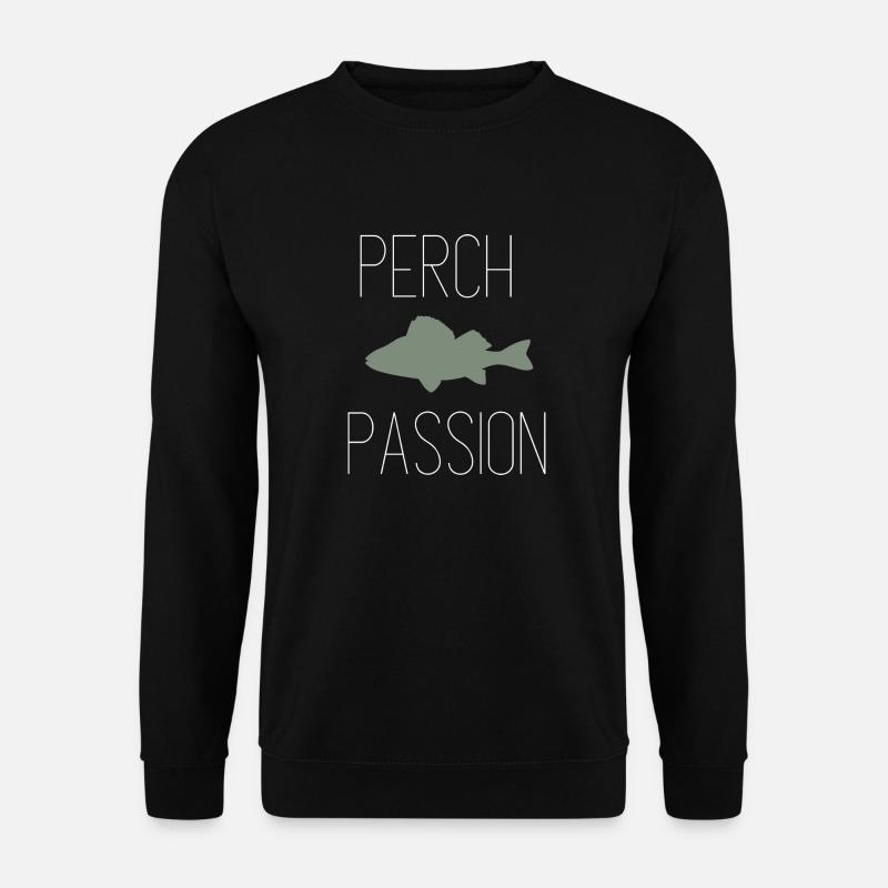 Barsch Leidenschaft - Perch Passion - Unisex Sweatshirt - black
